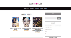 Desktop Screenshot of elleiconlee.com